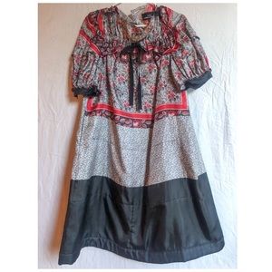 Comme De Garçon Tricot floral dress